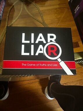 Liar Liar Card Game – Black & Red Party Game